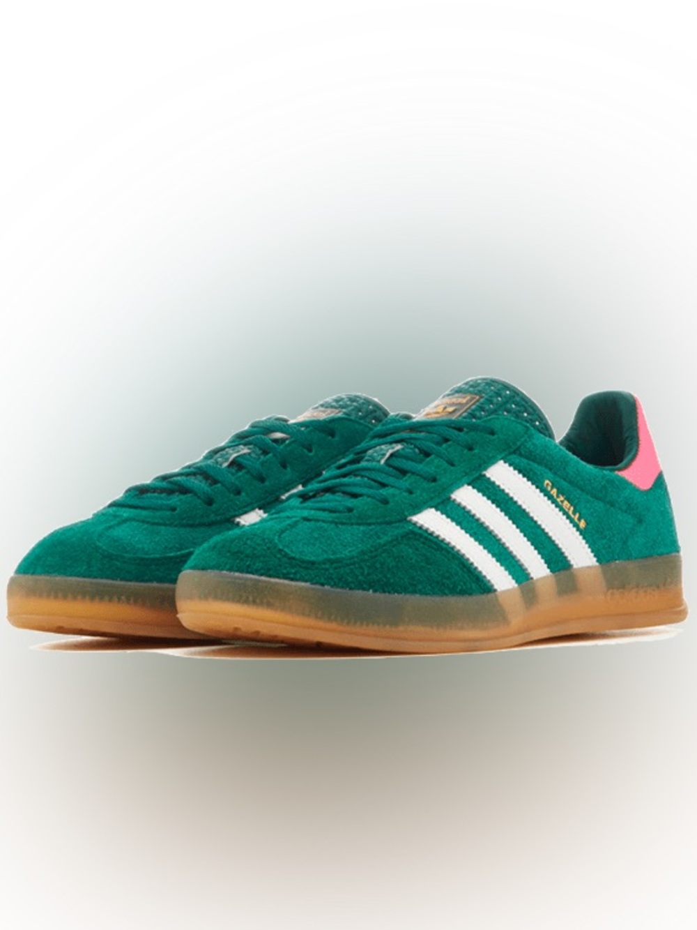 Adidas Collegiate Green Lucid Pink Gazelle Indoor - image 2